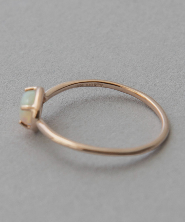 p*e様 ete K10 YG オパール リング 11号 エテ ete オパールリング k10