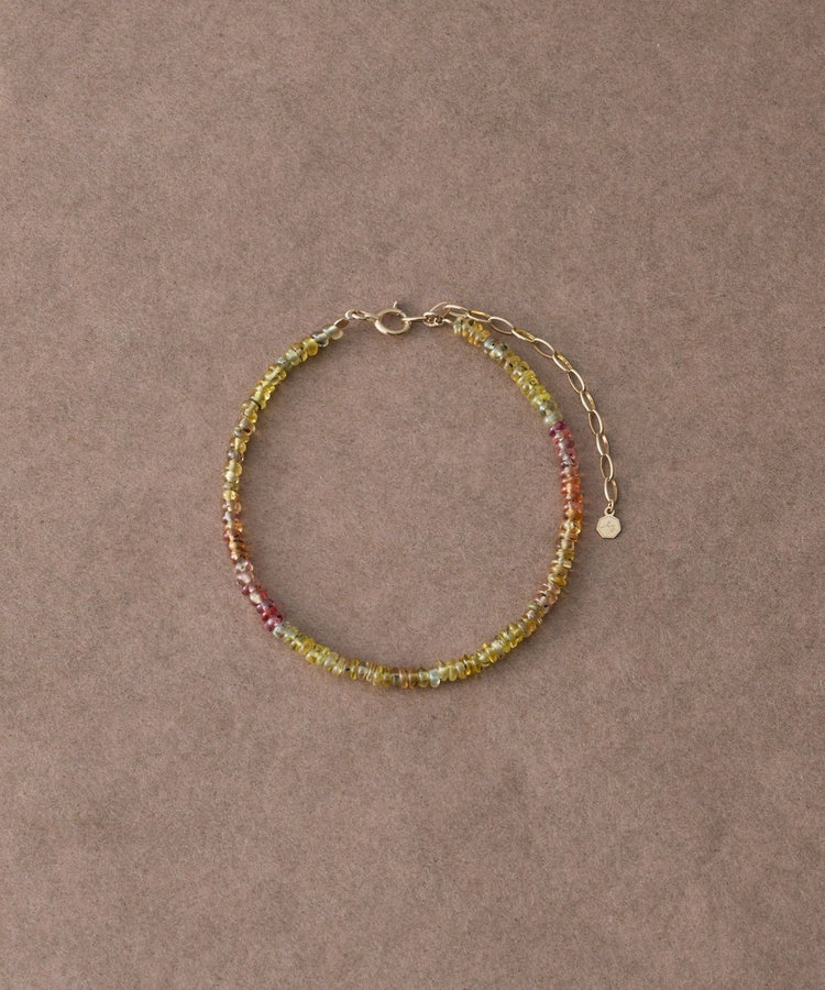 インナージャーニー] K10YG マルチサファイア ブレスレット（705004