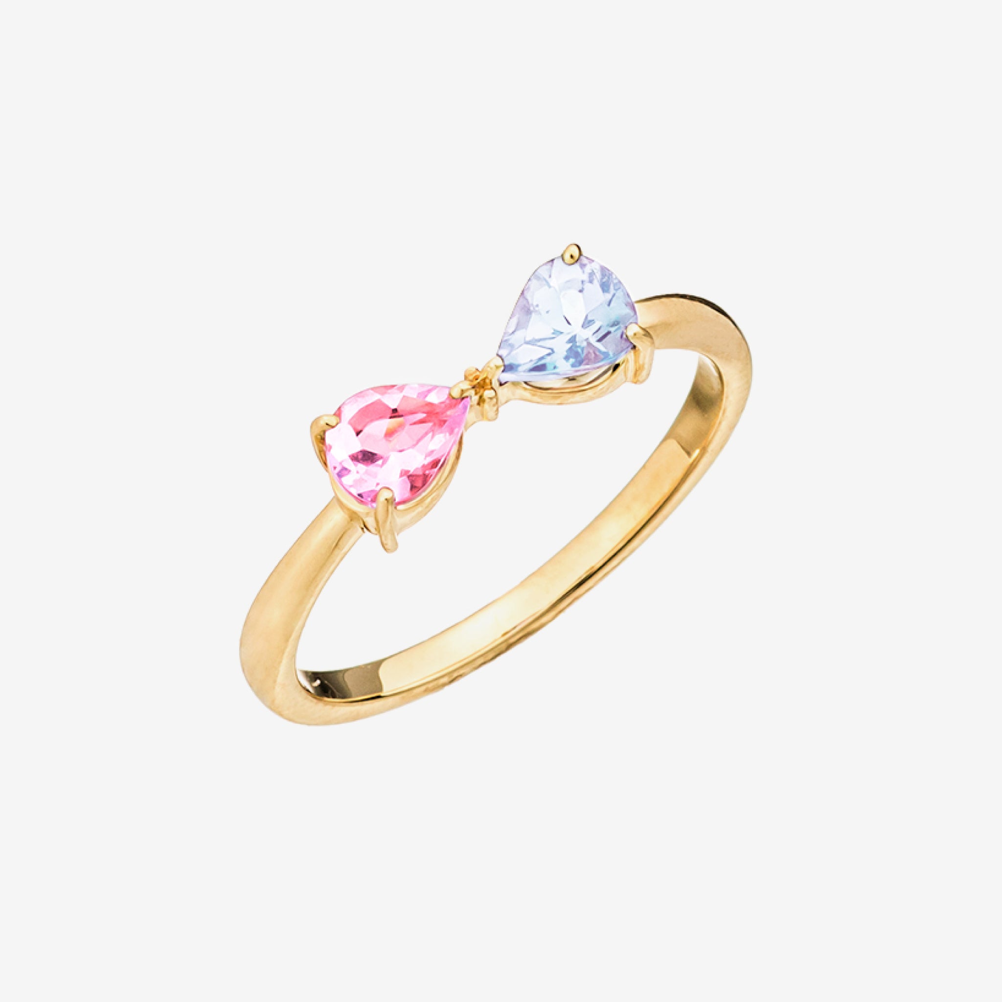 受注生産品】TSUNAGU K10 イエローゴールド ピンクトルマリン 蠍座