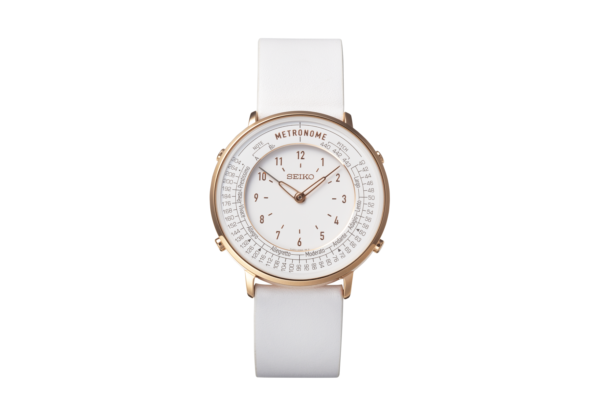 メトロノームウオッチ Standard Line（ホワイト） – みらい奏楽舎