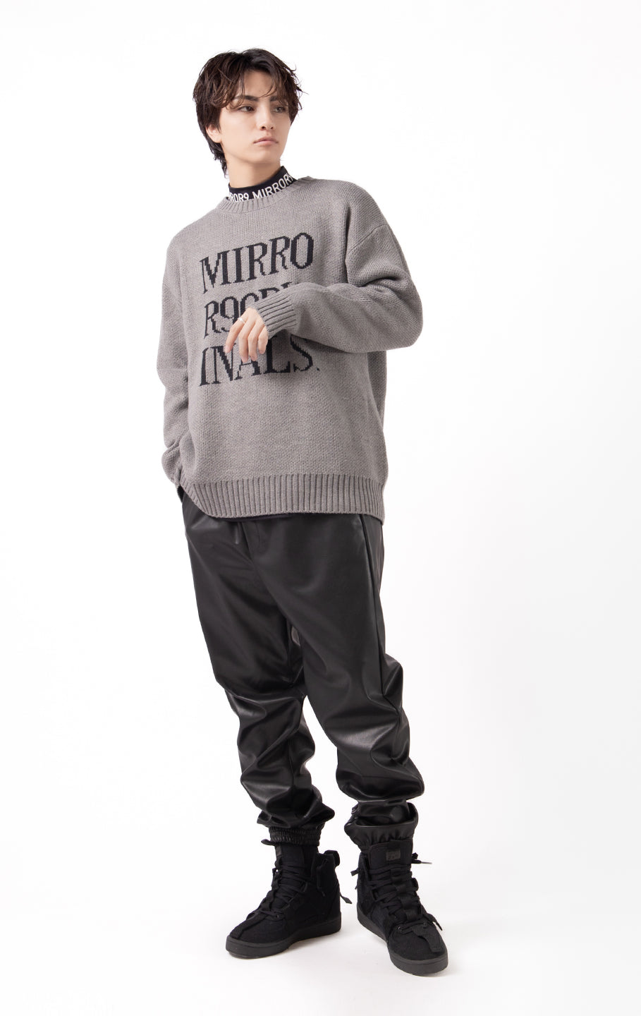 50%OFF】Relax fake leather pants – MIRROR9