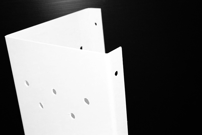 コーナーカバーWHITE(h600)穴タイプ - 熱帯魚のmishima