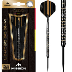Mission Mike De Decker Darts - Soft Tip - Brass - Tungsten Look