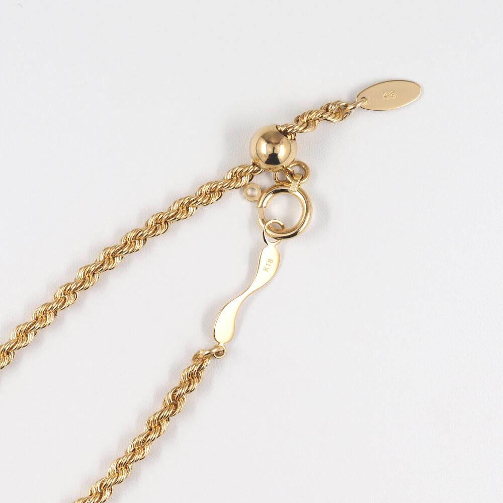 K18 rope/ロープ ネックレス｜山梨県甲府市のジュエリーブランド