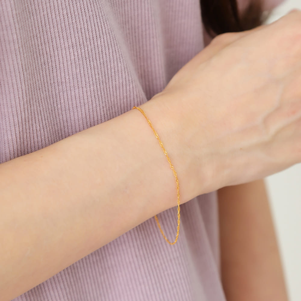 K24 pure gold/ピュアゴールド ブレスレット｜山梨県甲府市の