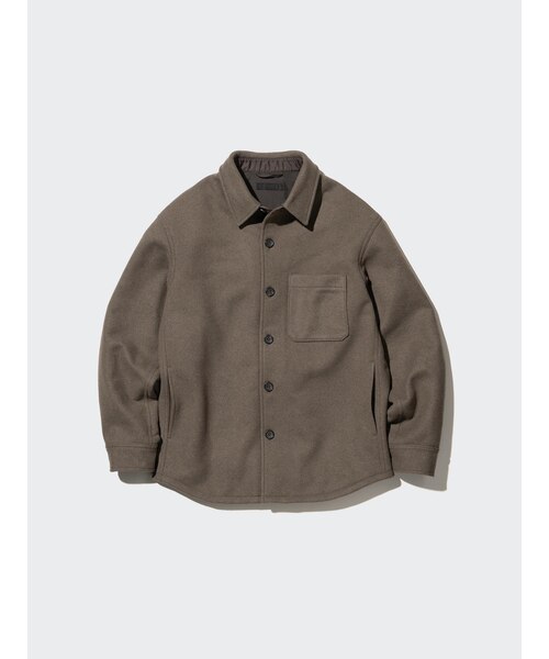 オーバーシャツジャケット｜ユニクロの通販｜&mall（アンドモール
