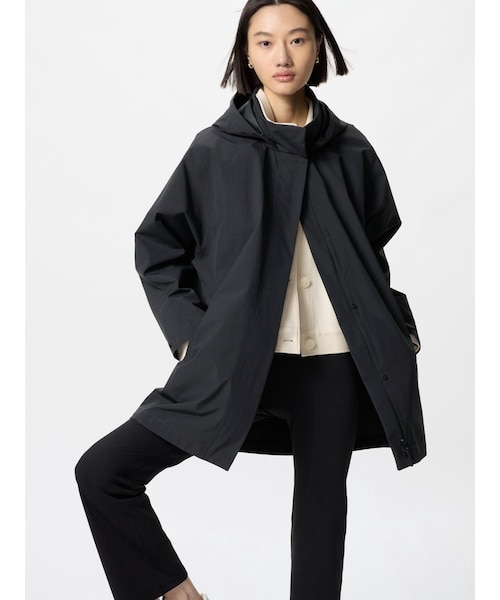 ブロックテックハーフコート｜ユニクロの通販｜&mall（アンドモール