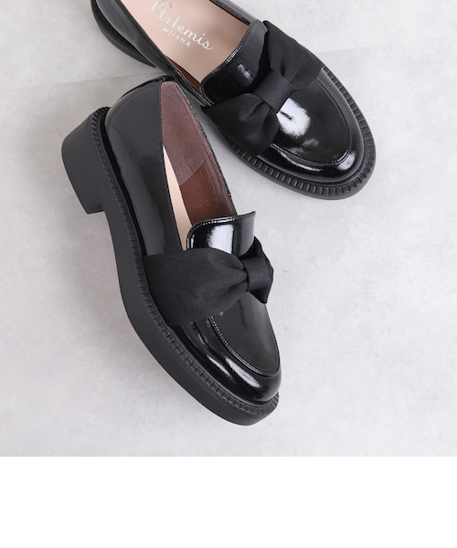 グログランリボン厚底ローファー｜アルテミスバイダイアナの通販