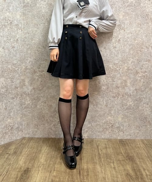 ダブルボタンタックキュロット｜アクシーズファムの通販｜&mall