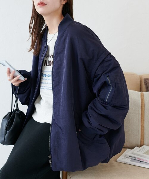 ユニセックス】デタッチャブル2WAYメモリーボンバージャケット｜ディス