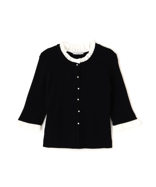 フリルカラーリブニット｜ジルバイジルスチュアートの通販｜&mall