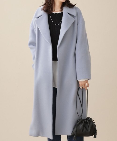 MANTECO ベルテッドチェスターコート｜ナノ・ユニバースの通販｜&mall