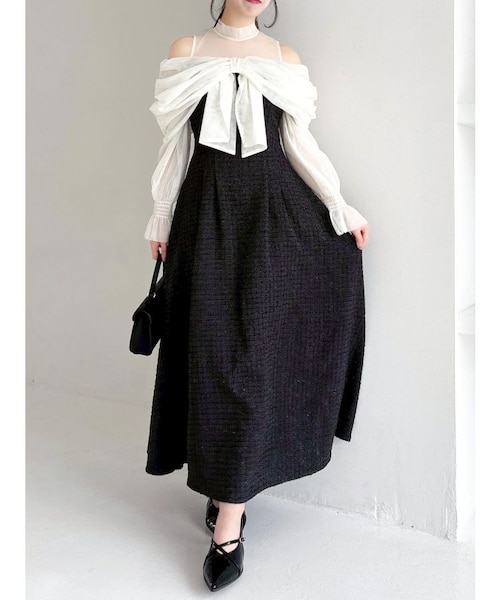 追加生産分】ビッグリボンドレス｜ダズリンの通販｜&mall（アンド