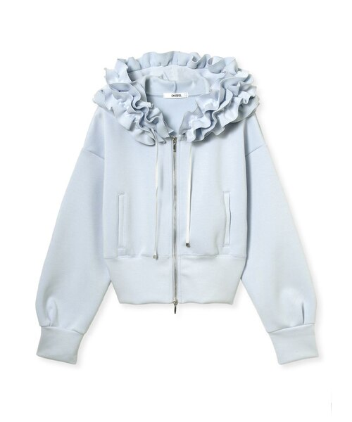 フリルショートジップパーカー｜スナイデルの通販｜&mall（アンド