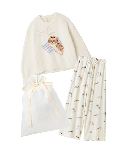 ラッピング済み】シーズージャガードプルオーバー&ロングパンツSET