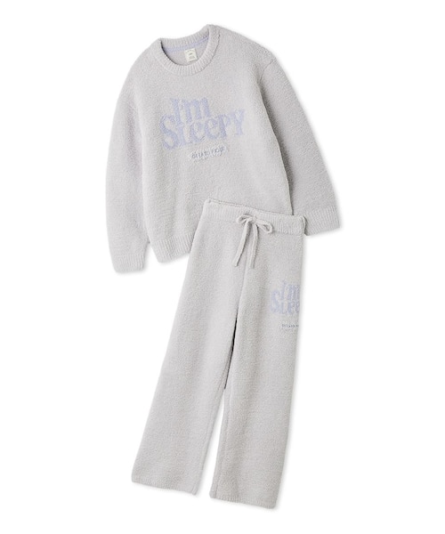 パウダースリーピーロゴジャガードプルオーバー＆ロングパンツセット