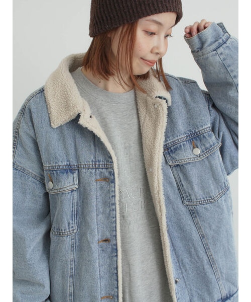 デニムボアジャケット｜サマンサモスモスの通販｜&mall（アンドモール