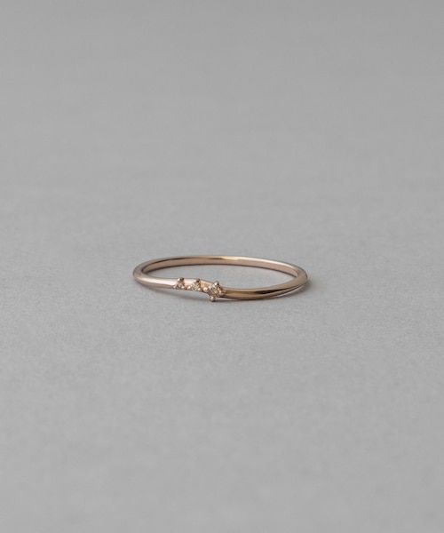 レイヤード] K10MPG ブラウンダイヤモンド リング｜エテの通販｜&mall