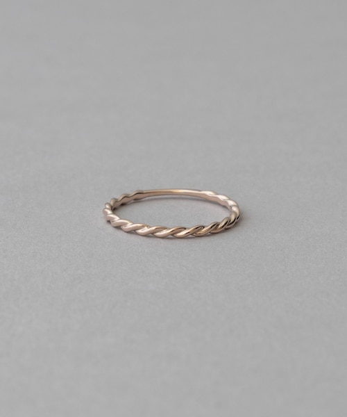 レイヤード] K10YG ムーンストーン/ホワイトトパーズ リング｜エテの