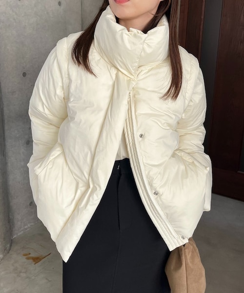 CAPRICIEUX LE'MAGE】2WAY中綿パフジャケット｜パルグループ