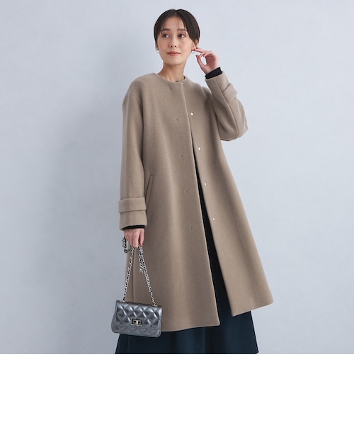 size SHORT/TALLあり］SENTDALE WOOL セントデールウール ノーカラー