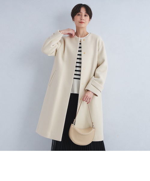 size SHORT/TALLあり］SENTDALE WOOL セントデールウール ノーカラー