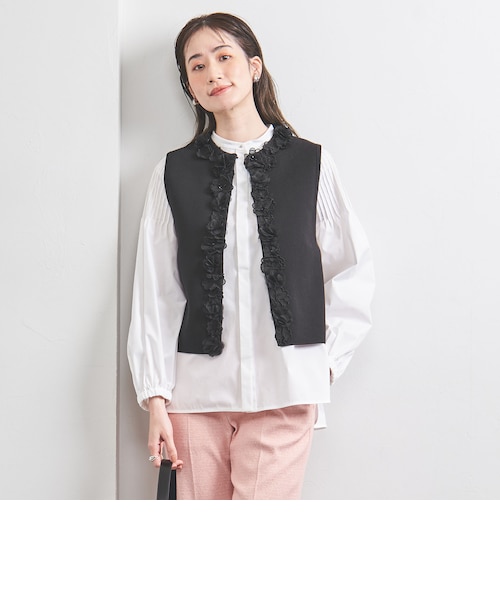 3D フラワーモチーフ ニットベスト｜ユナイテッドアローズ