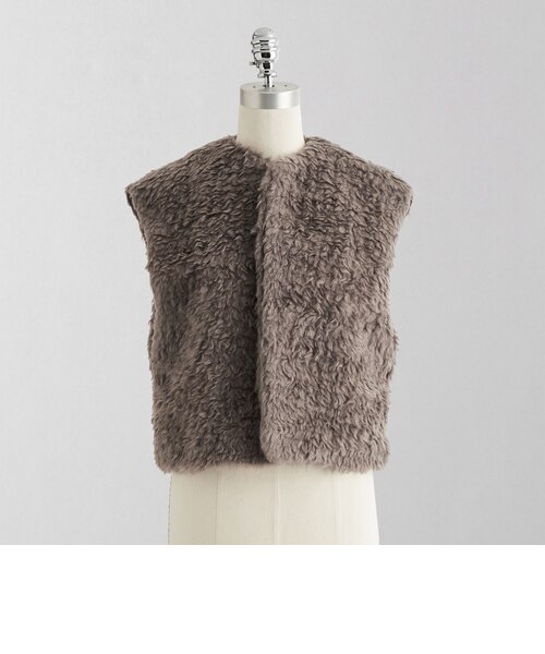 LOEFF＞シャギー ベスト｜ユナイテッドアローズ アウトレットの