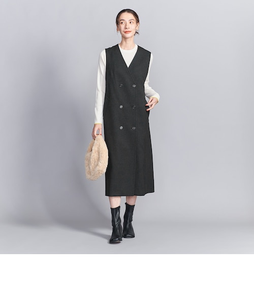 ヘリンボーン ジャンパースカート＆ジレ -2WAY-｜ユナイテッドアローズ