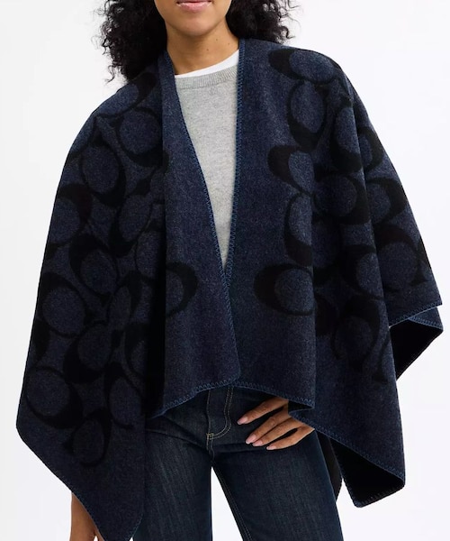 公式】マキシ シグネチャー ケープ｜コーチ アウトレットの