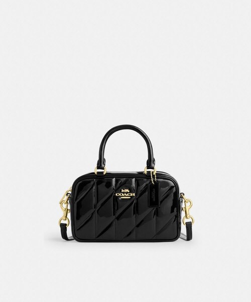 公式】サッチェル クロスボディ バッグ・キルティング｜コーチ