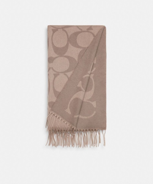 公式】シグネチャー オーバーサイズド マフラー｜コーチ アウトレット