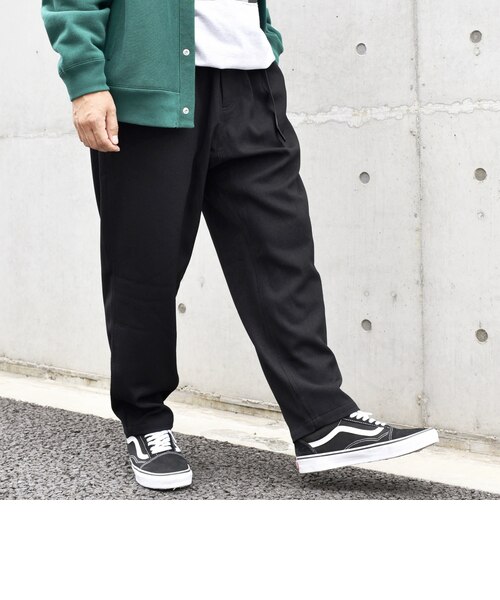 SHIPS any別注】GRAMICCI: ウールライク ルーズ テーパード パンツ