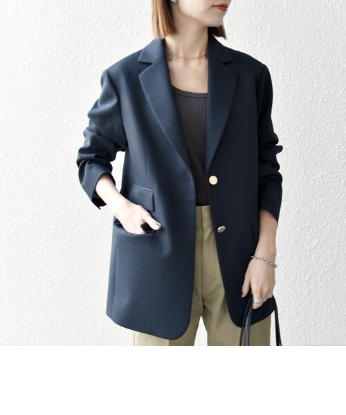 SHIPS any: オックス シングル テーラード ブレザー ジャケット［NAVY