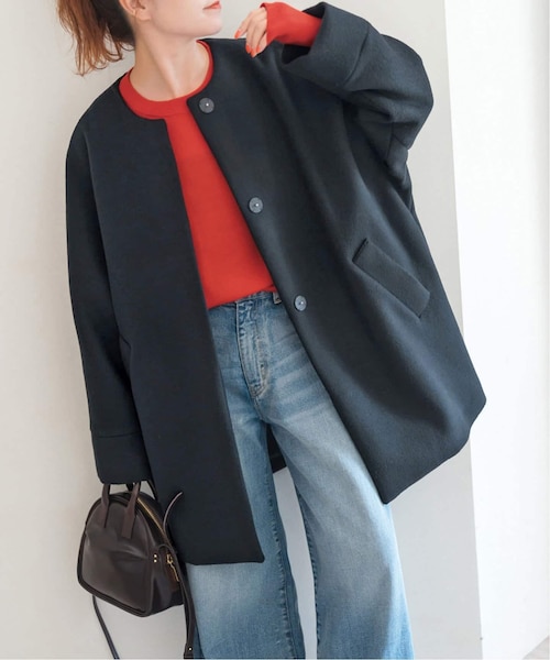 TICCA / ティッカ ノーカラーテントコート｜スピックアンドスパンの