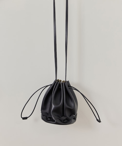 レザーブレード巾着ミニバッグ｜アダムエロペの通販｜&mall（アンド