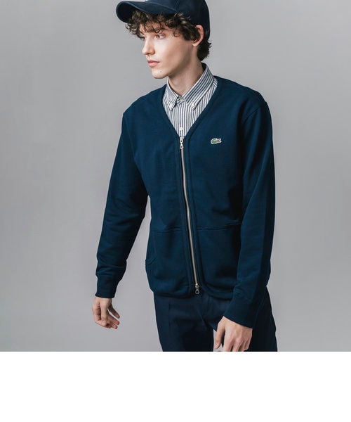 プレミアムスウェットジップカーディガン｜ラコステの通販｜&mall