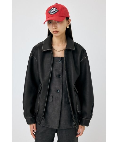 F／LEATHER A-2 フライトジャケット｜マウジーの通販｜&mall（アンド