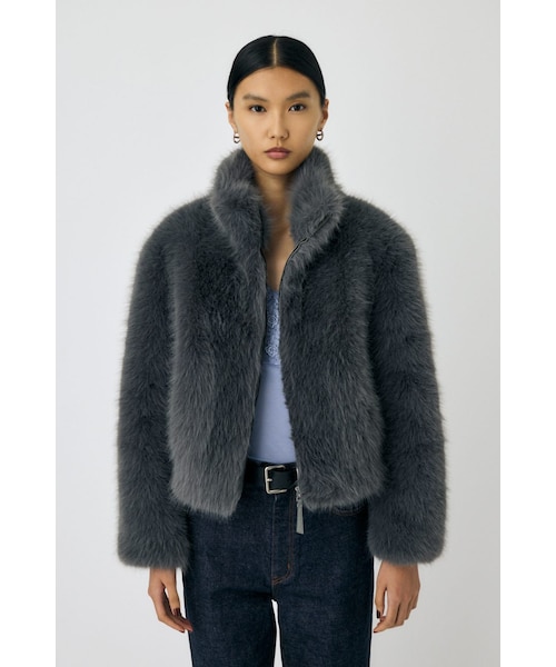 otonaMUSE掲載】F／FUR STAND COLLAR ジャケット｜マウジーの通販