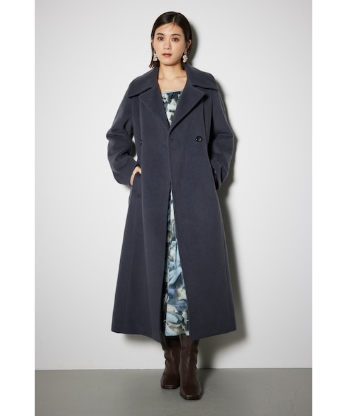 スタンドカラーシェイプドチェスターコート｜リエンダの通販｜&mall