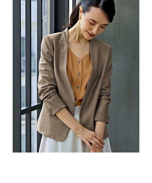 カチリラ] ◇D ノーラペル ジャケット｜グリーンレーベル リラクシング