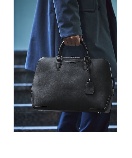 エンボス レザー ブリーフケース ビジネスバッグ｜グリーンレーベル