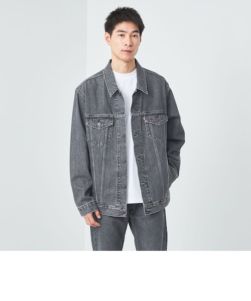 LEVI'S PREMIUM ダークグレー デニムジャケット M（最終値下げ） 別注