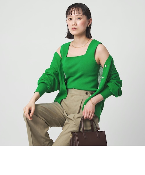 ニット タンクトップ ウォッシャブル｜グリーンレーベル リラクシング