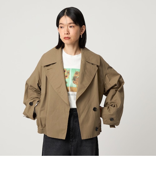 CITEN＞トレンチライクショートブルゾン｜シテンの通販｜&mall（アンド
