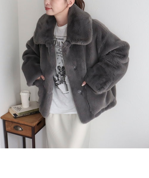 WEB限定】【JAKKE/ジャッキー】フェイクファーコート｜フレディ