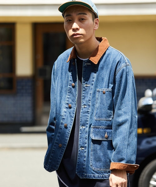 BIGMAC 襟コーデュロイカバーオール/デニムカバーオール｜フリークス