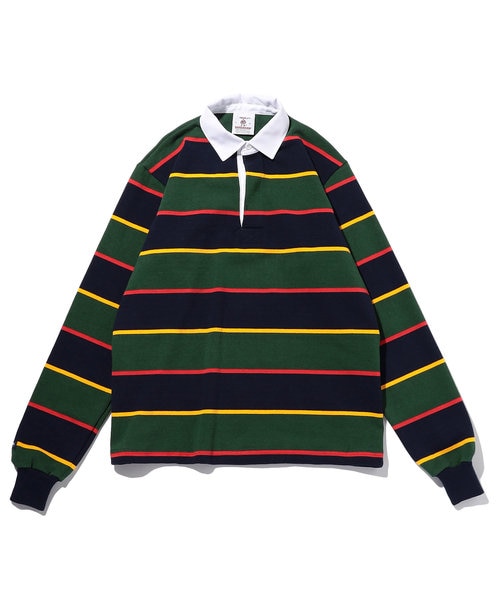WEB限定 BARBARIAN/バーバリアン 12oz Rugby Collar L/S Shirts/ラガー