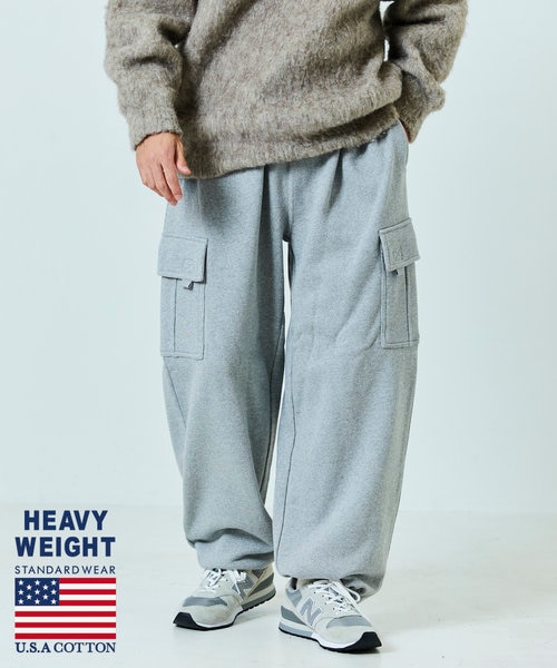 HEAVY WEIGHT ヘビーウェイト スウェットカーゴパンツ/リラックス