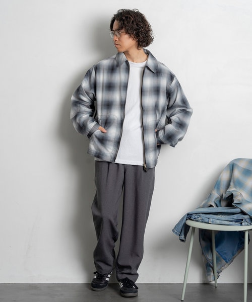 オンブレチェック ドリズラージャケット｜フリークスストアの通販